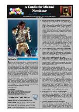Thumbnail - A candle for Michael newsletter : sharing MJ news and comment from the World Wide Web.