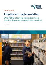 Thumbnail - Insights into implementation : What AERO is learning alongside schools about implementing evidence-based practices
