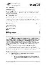 Thumbnail - Class ruling