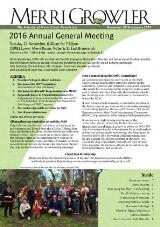 Thumbnail - Merri growler: the Friends of Merri Creek newsletter.