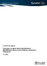Thumbnail - Transport and Main Roads specifications : MRTS09 Plant-mixed pavement layers stabilised using foamed bitumen