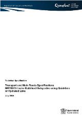 Thumbnail - MRTS07A Insitu stabilised subgrades using quicklime or hydrated lime : Transport and Main Roads specifications.