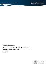 Thumbnail - MRTS14 Road furniture : Transport and Main Roads specifications : technical specification