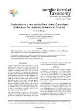 Thumbnail - Australian journal of taxonomy.