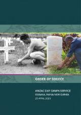 Thumbnail - Order of service : ANZAC Day dawn service Isurava, Papua New Guinea 25 April 2023.