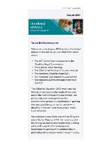 Thumbnail - Involved : the ACT Office for Disability update.