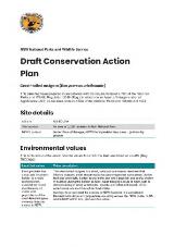 Thumbnail - Crest-tailed mulgara (Dasycercus cristicauda) : draft conservation action plan