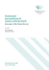 Thumbnail - Consumer perceptions of motor vehicle theft : Summary of the Nexus Survey.
