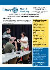 Thumbnail - Rotary Club of Westbury Bulletin : Rotary Club of Westbury.