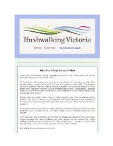 Thumbnail - Bushwalking news.