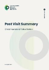Thumbnail - Post visit summary : Christmas Island Police Station