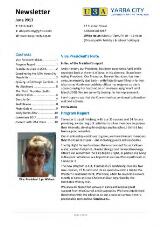 Thumbnail - Newsletter / U3A Yarra City.
