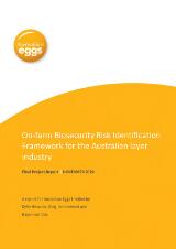 Thumbnail - On-farm biosecurity risk identification framework for the Australian layer industry