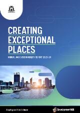 Thumbnail - DevelopmentWA Annual and Sustainability Report 2019-2020.