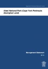 Thumbnail - Alwal National Park (Cape York Peninsula Aboriginal Land) : management statement 2013