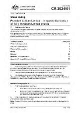 Thumbnail - Class ruling