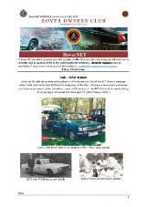 Thumbnail - RoverNET : the weekly e-newsletter of the Rover Owners Club Inc. N.S.W. & A.C.T.