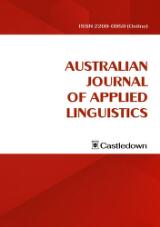 Thumbnail - Australian journal of applied linguistics.