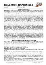 Thumbnail - Holbrook happenings.