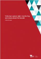 Thumbnail - Victorian cancer plan monitoring and evaluation framework :  data dictionary.