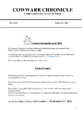 Thumbnail - Cowwarr Chronicle.