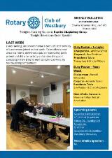 Thumbnail - Rotary Club of Westbury Bulletin : Rotary Club of Westbury.