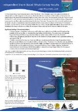 Thumbnail - Independent shore-based whale survey results : James Price Point, 2011.