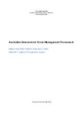 Thumbnail - Australian Government Crisis Management Framework : Department of the Prime Minister and Cabinet, National Emergency Management Agency