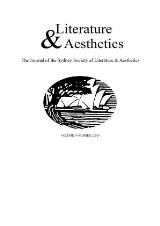 Thumbnail - Literature & aesthetics : the journal of the Sydney Society of Literature and Aesthetics.