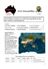 Thumbnail - Newsletter of the Seismological Association of Australia Inc.