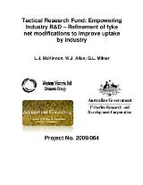 Thumbnail - Tactical Research Fund: Empowering Industry R&D – Refinement of fyke net modifications to improve uptake by industry.