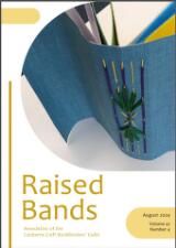 Thumbnail - Raised bands : the newsletter of the Canberra Craft Bookbinders' Guild.