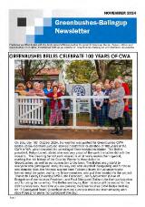 Thumbnail - Greenbushes-Balingup newsletter.