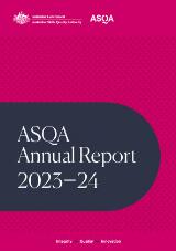 Thumbnail - Annual report / Australian Skills Quality Authority.