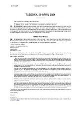 Thumbnail - Official Record of Proceedings of the Legislative Assembly Queensland.