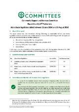 Thumbnail - Subordinate legislation tabled between 12 June 2024 and 20 August 2024