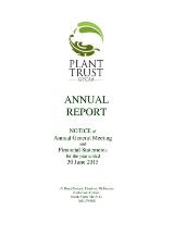 Thumbnail - Annual report : notice of Annual General Meeting and Financial Statements for the year ended 30 June ...