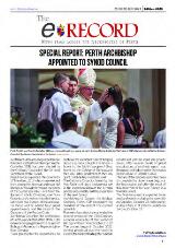 Thumbnail - E-record : your news from across the Archdiocese of Perth.