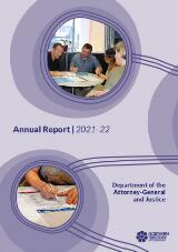 Thumbnail - Department of the Attorney-General and Justice annual report.