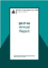 Thumbnail - Northern Territory Auditor-General's Office annual report.