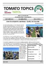 Thumbnail - Tomato topics : news and information for the processing tomato industry.