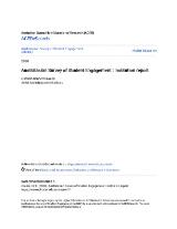 Thumbnail - Australasian Survey of Student Engagement : institution report.
