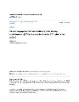 Thumbnail - Student engagement at New Zealand private training establishments (PTEs): key results from the 2011 pilot of the AUSSE