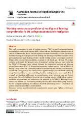 Thumbnail - Australian journal of applied linguistics.