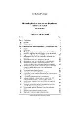 Thumbnail - Health Legislation Amendment (Regulatory Reform) Act 2024 (Act No. 39 of 2024)