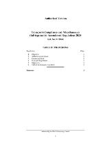 Thumbnail - Transport (Compliance and Miscellaneous) (Infringements) Amendment Regulations 2024 (SR No. 97 of 2024)