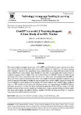 Thumbnail - Technology in Language Teaching & Learning.