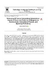 Thumbnail - Technology in Language Teaching & Learning.