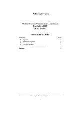 Thumbnail - Victims of Crime Commissioner Amendment Regulations 2024 (SR No. 128 of 2024)