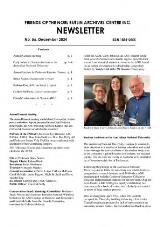 Thumbnail - Newsletter : Friends of the Noel Butlin Archives Centre.